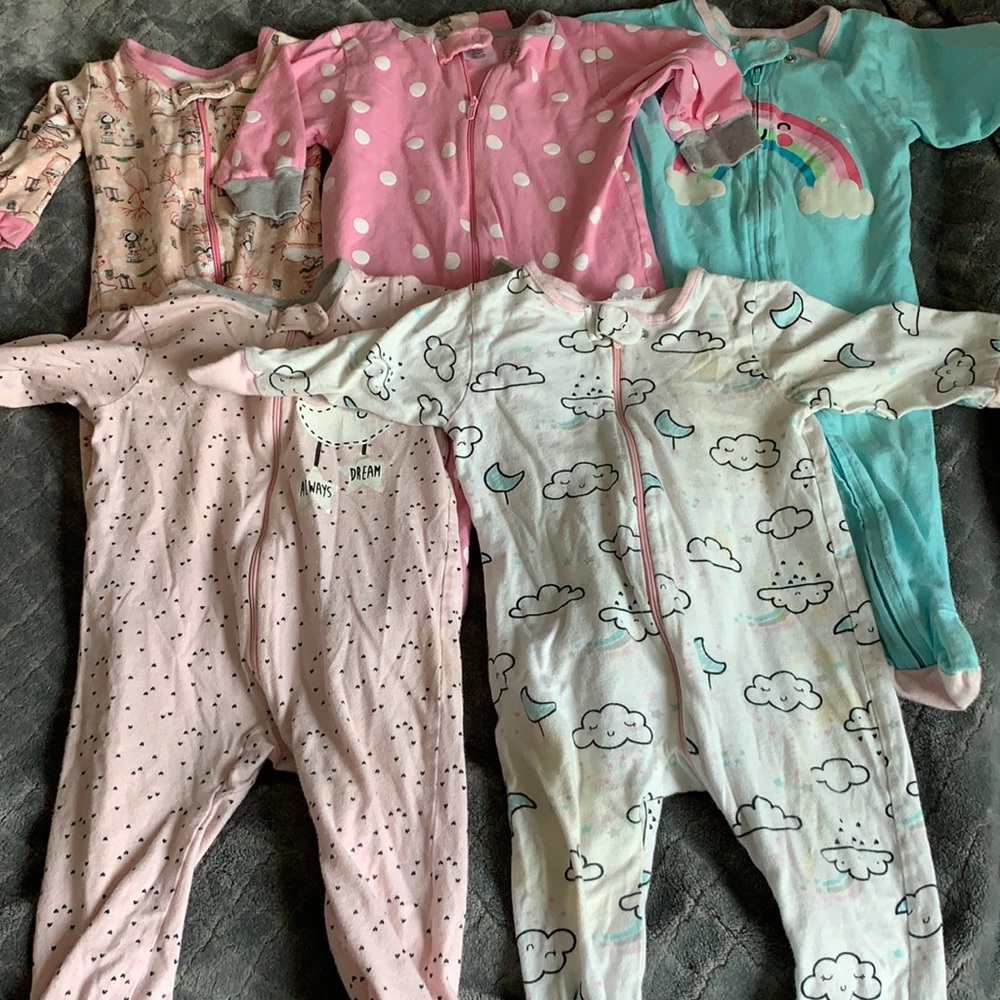 Set of 6-9 month onesies.